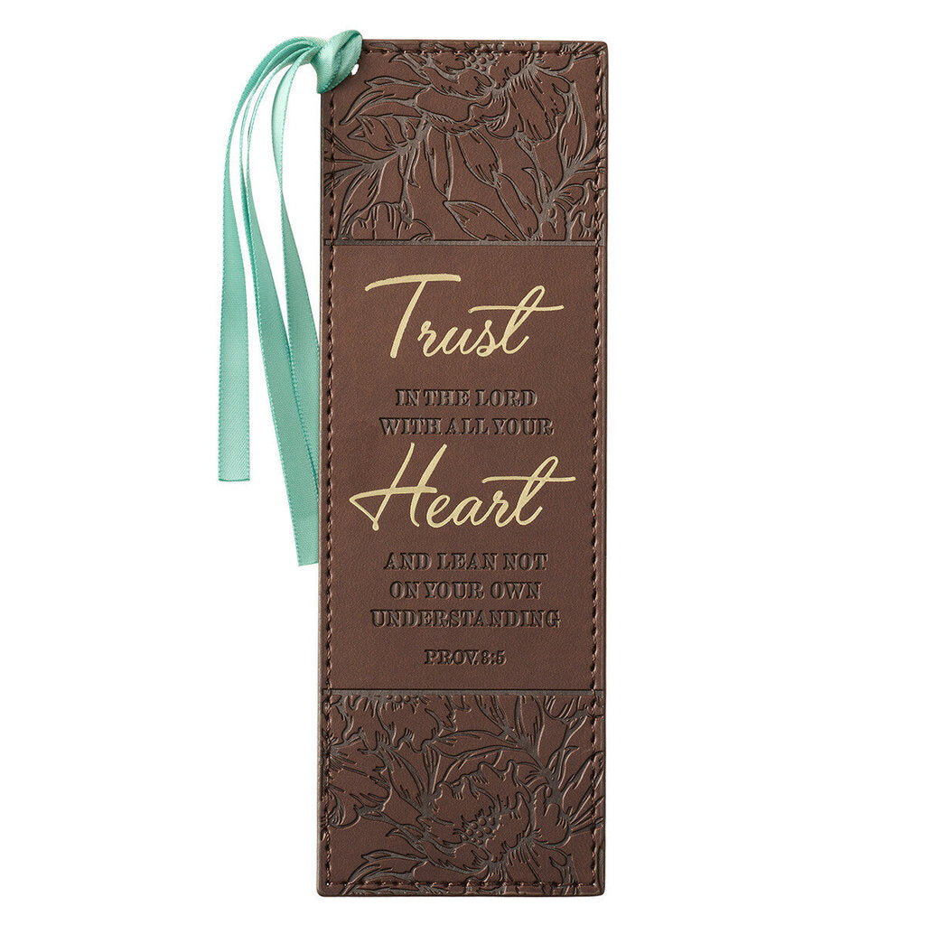 Trust the Lord Faux Leather Bookmark