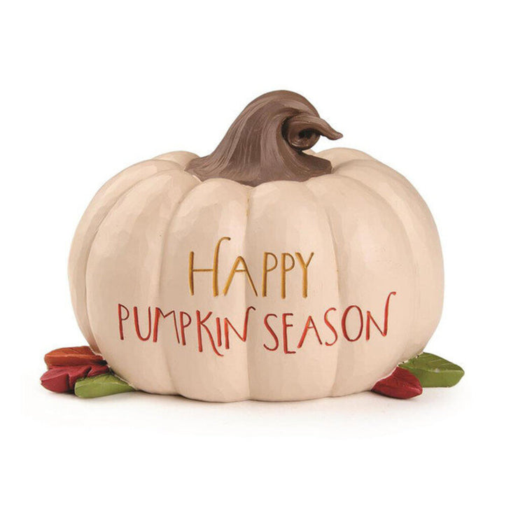 Happy Pumpkin Season Pumpkin Figurine