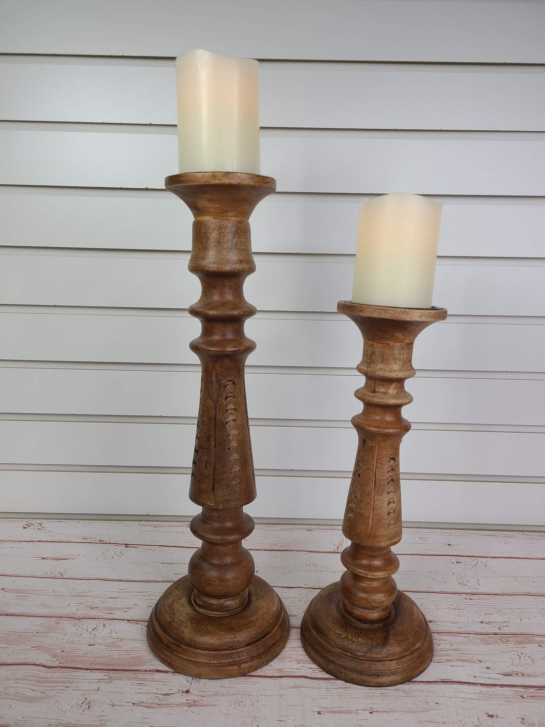 Rental - Wooden Candleholder