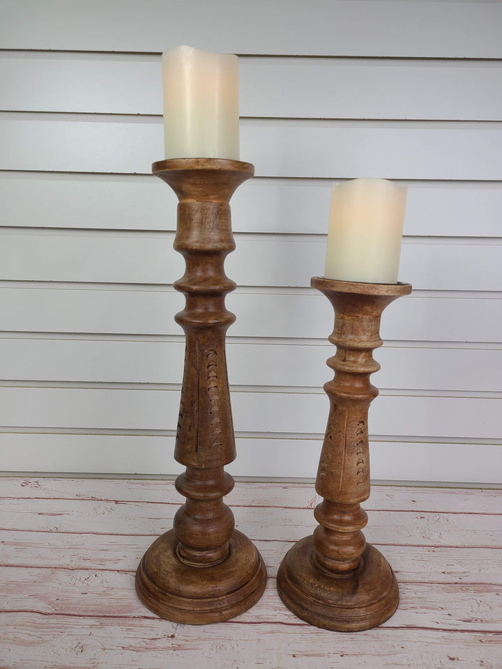 Rental - Wooden Candleholder