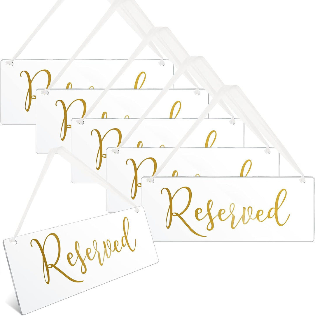 Rental - Reserved Seat Sign