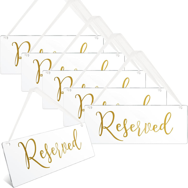 Rental - Reserved Seat Sign