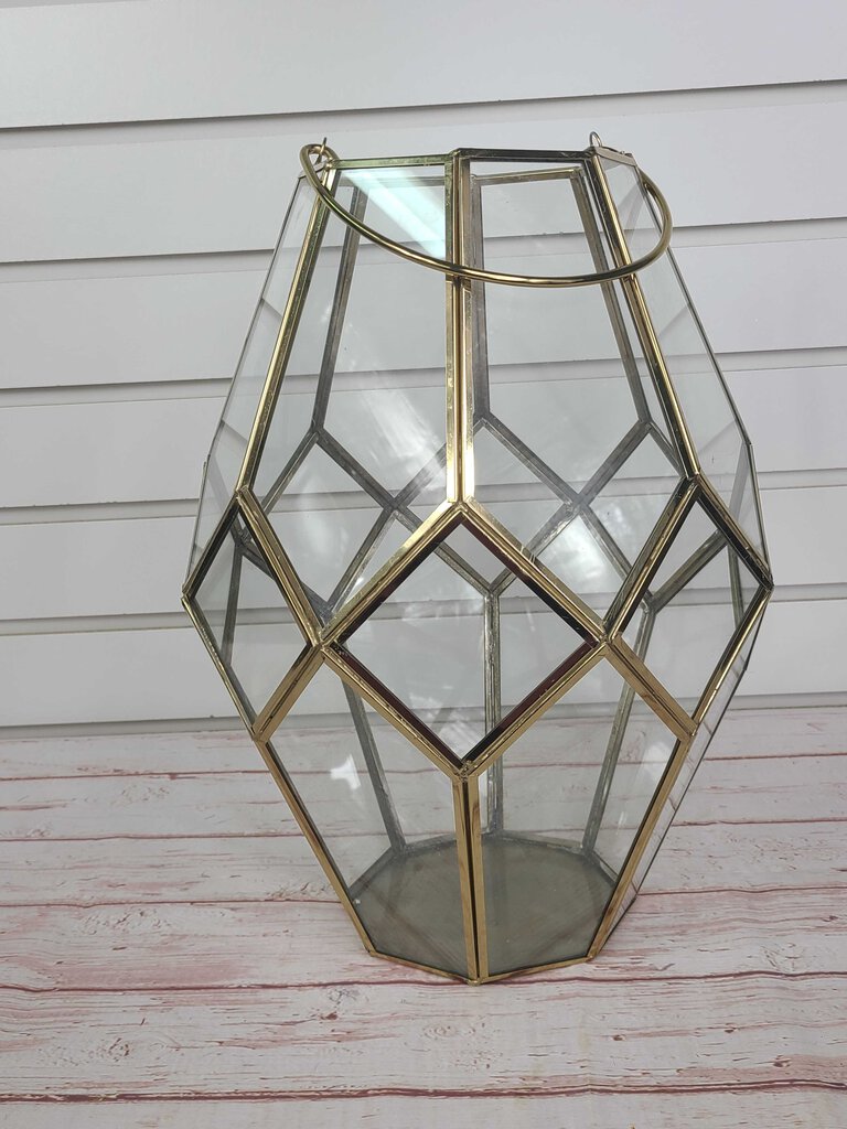 Rental - Gold Geometric Lantern