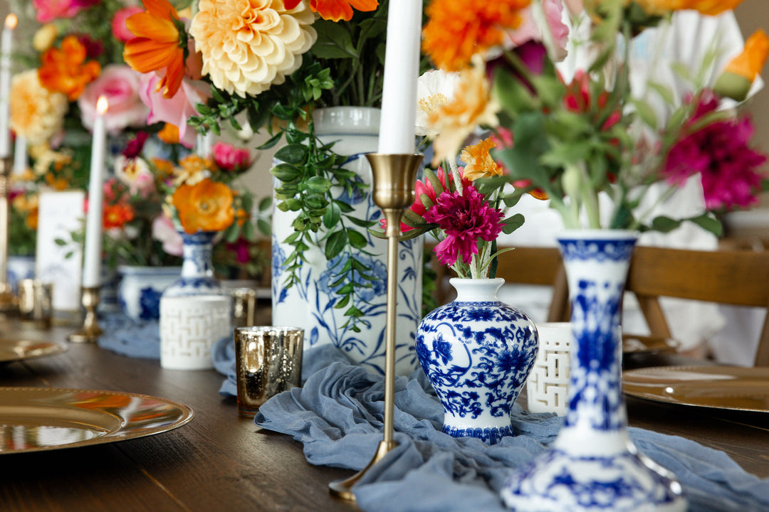 Rental - White Fretwork Ceramic Votive