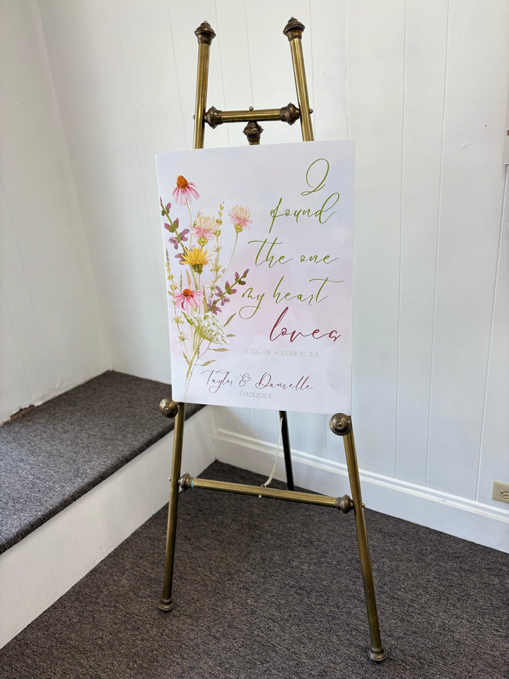 Rental - Brass Easel