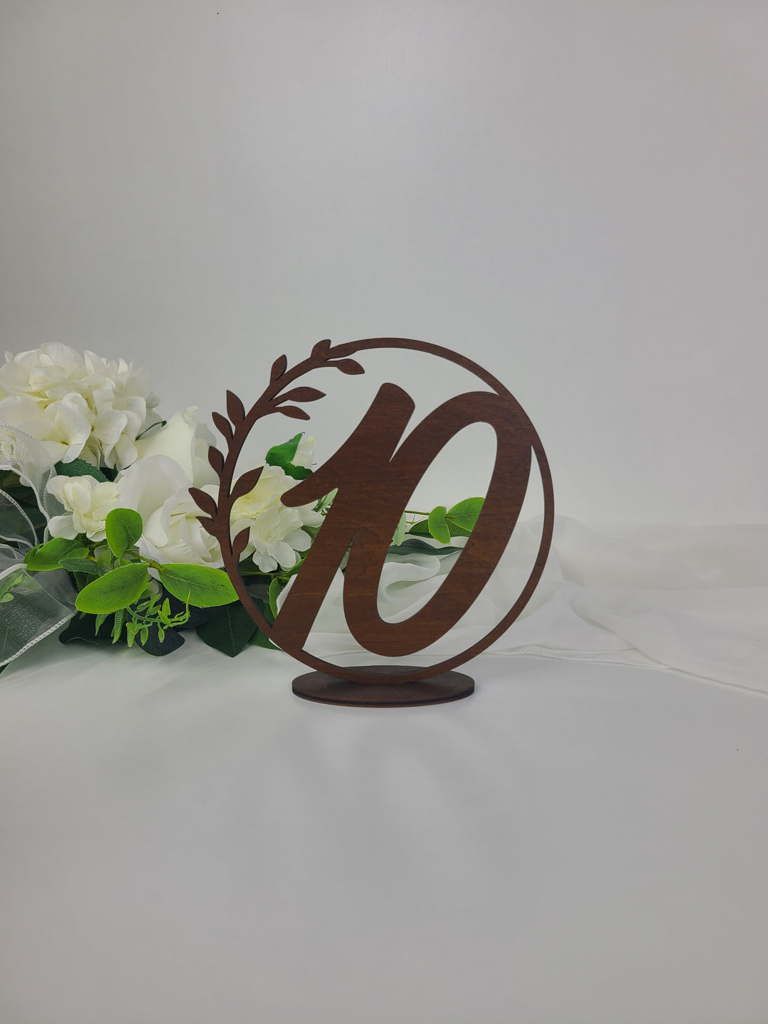 Rental - Wooden Wreath Table Numbers