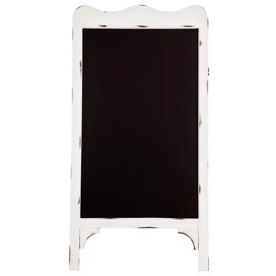 Rental - White Wood Chalkboard Easel