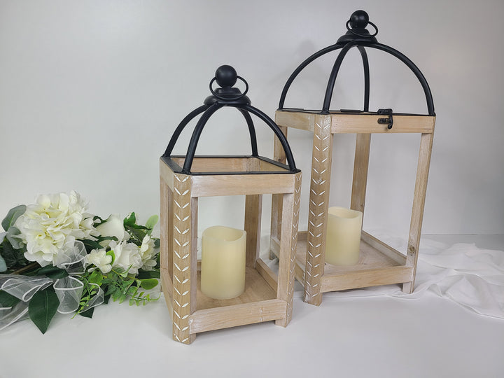 Rental - 16" Wooden Open Lantern