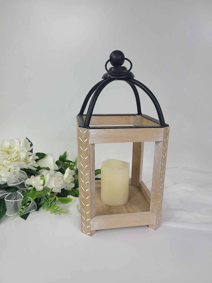 Rental - 16" Wooden Open Lantern