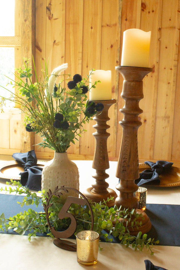 Rental - Wooden Candleholder