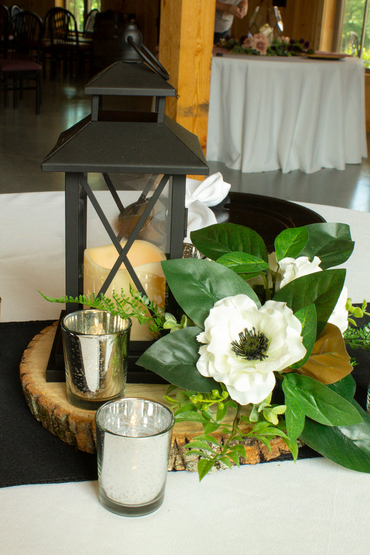 Rental - Black Lantern w/ Candle
