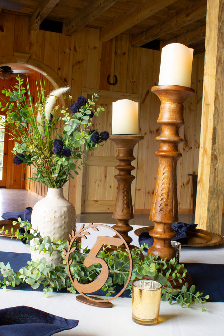 Rental - Wooden Candleholder