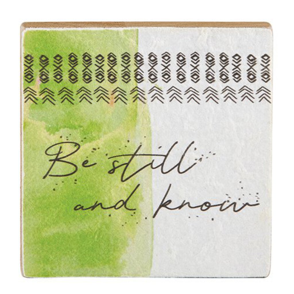 Be Still Tabletop Plaque