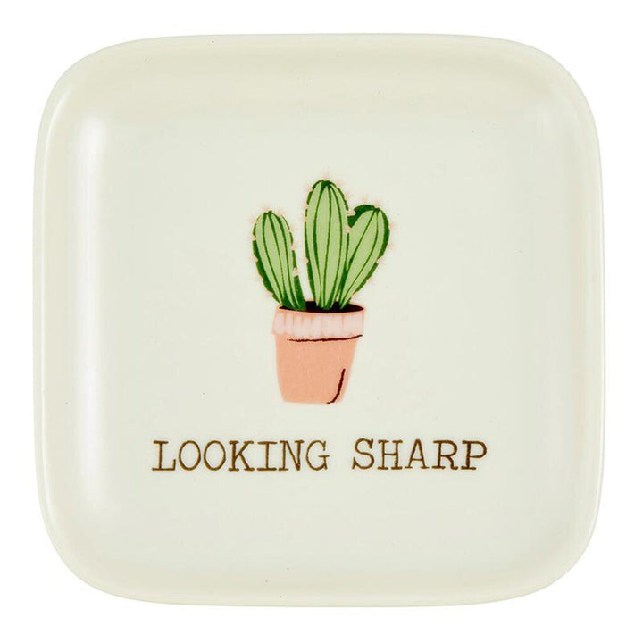 4" Sq Trinket Tray - Looking Sharp