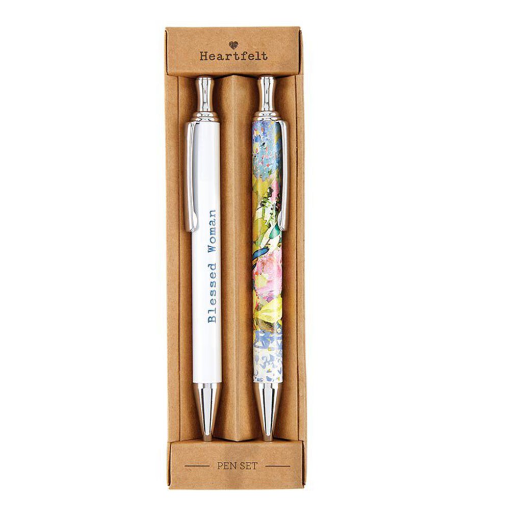 2 Pen Set - Blessed Woman