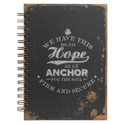 Hope As An Anchor Hardcover Wirebound Journal - Hebrews 6:19