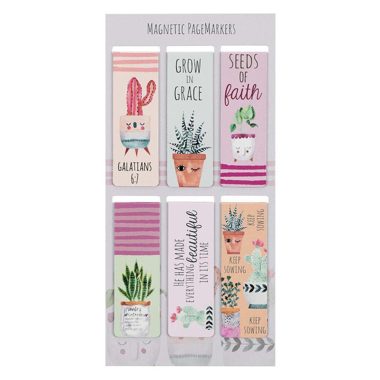 Grow in Grace Magnetic Bookmark Set