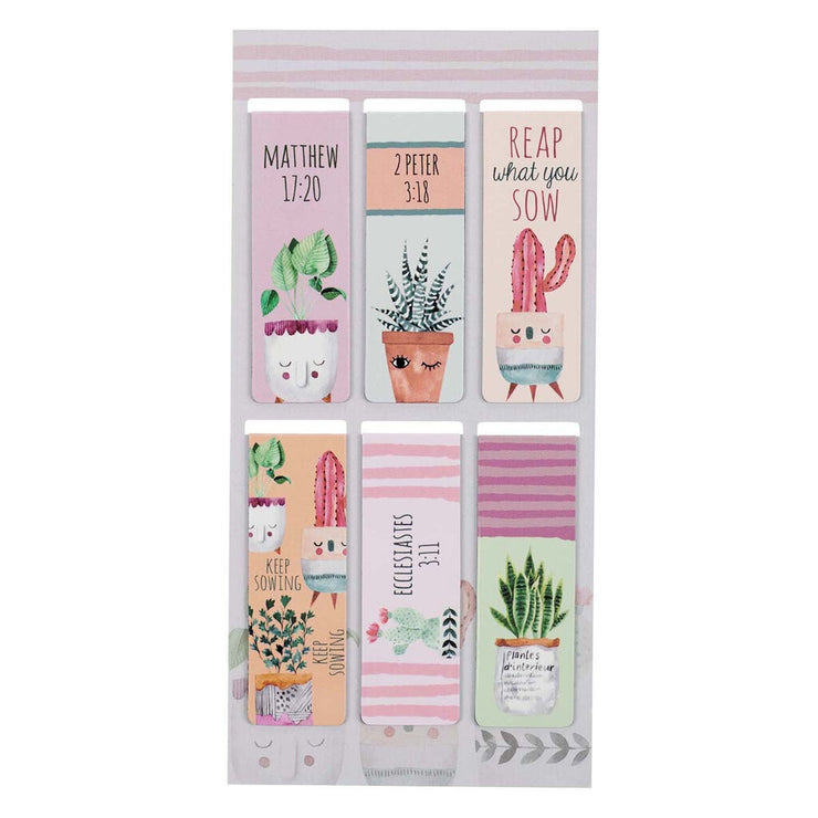 Grow in Grace Magnetic Bookmark Set