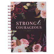 Strong and Courageous Wirebound Journal - Joshua 1:9