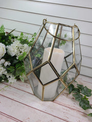 Rental - Gold Geometric Lantern