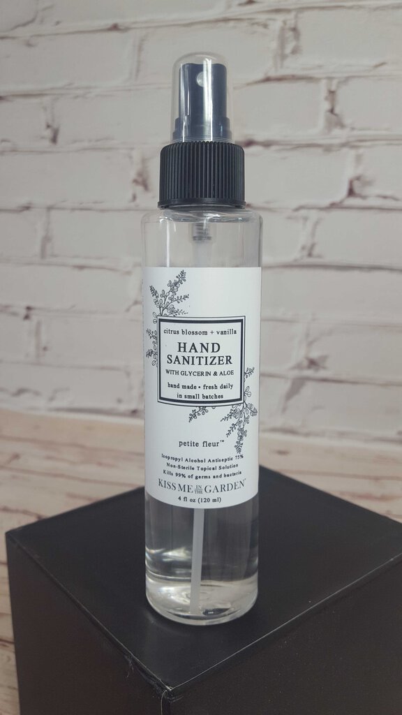 Hand Sanitizer Spray 4 oz Petite Fleur